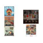 Cuadro de hojalata vintage 30x30 cm - Imagen 2