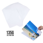 Papel Fotográfico Con Reverso Adhesivo De Alto Brillo De 135 G, Caja En Color, A3, 50 Hojas