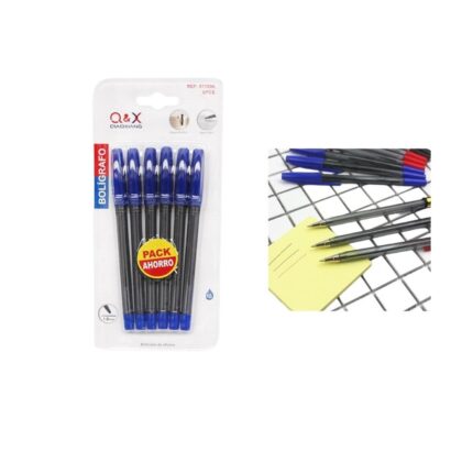 2413-2 Bol¨ªgrafo De Aceite Medio De Succi¨®n Total 6 Piezas Azul