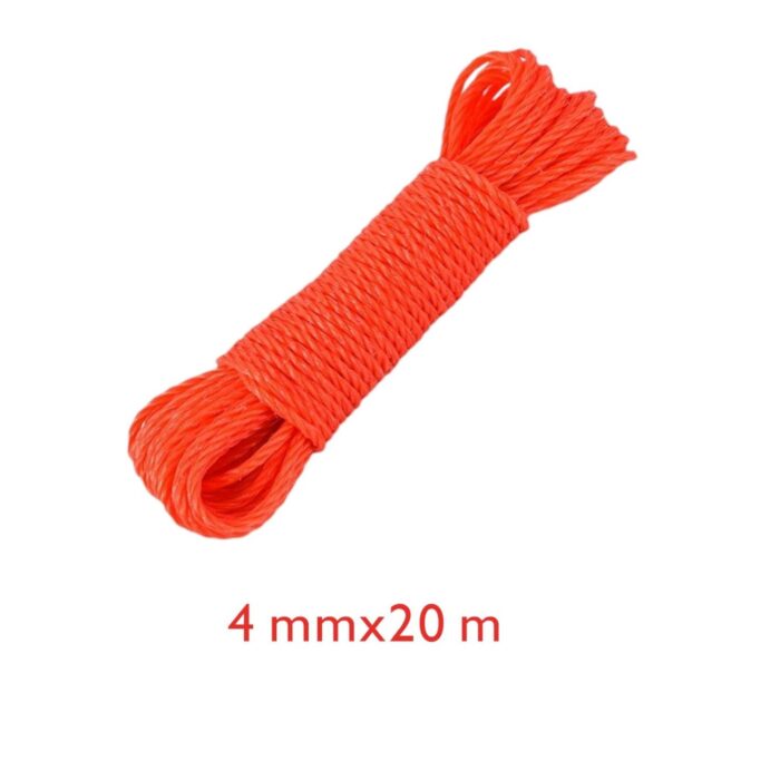 Cuerda de colgar ropa PE 4MM*20M con gancho azul modelo 310 - Imagen 4