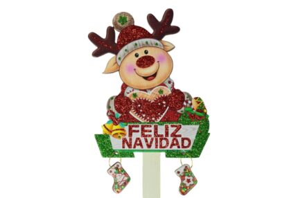 Estacas De Jardín Navideñas 72X15cm Para Decorar Exterior