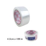 Cinta adhesiva blanca resistente 4.5 cm x 100 m - Imagen 2