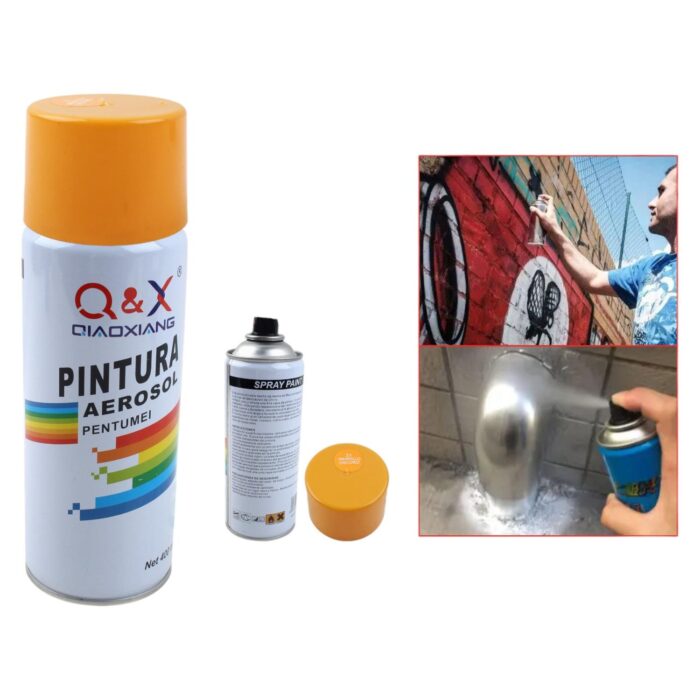 Pintura en aerosol para manos 280g Naranja 31# - Imagen 1