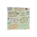 Álbum de fotos diseño timbres de viajes (10x15cm) - Imagen 3