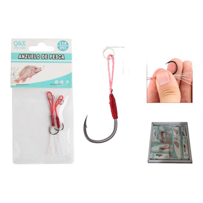 Gancho De Alambre 11# 1 Par/Tarjeta Para Colgar - Imagen 1