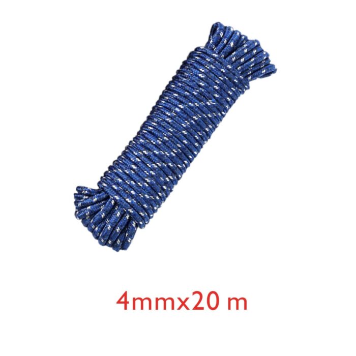 62340669 Cuerda de colgar ropa PE 4MM*20M con gancho azul modelo 54090 - Imagen 4