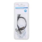 (Accesorios Para Artes De Pesca) Alambre De Acero Verde 20Cm 10Pcs (Verde) - Imagen 2