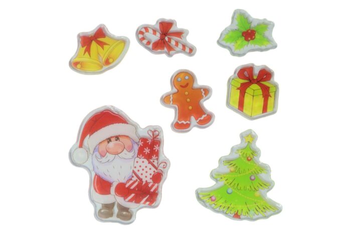60702230 Adhesivos Gel de navidad medianos ventana 6 diseños - Imagen 4