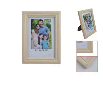 Marco De Foto Madera Natural 462-9-18*24Cm