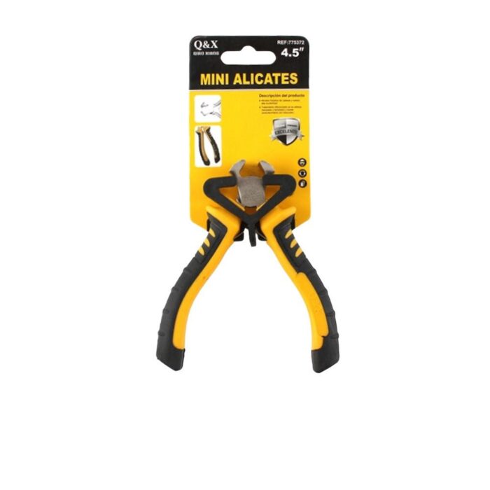 62353758 Mini Alicates De Corte Superior Pulidos En Negro De 4,5 Pulgadas - Imagen 1