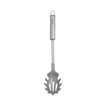 TXM-W07 Cucharon para fideos de nylon con mango ovalado 34.5X6.8CM