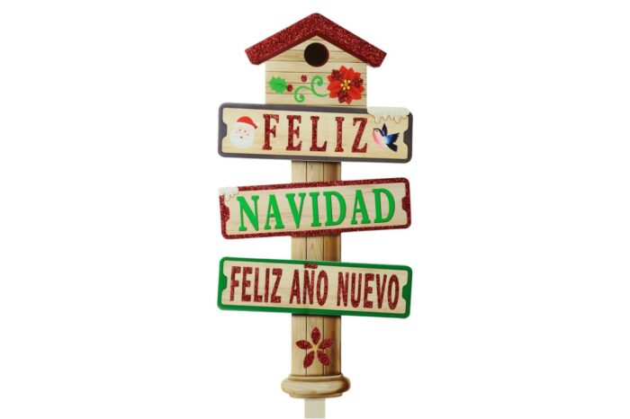 62346546 Estacas De Jardín Navideñas 83x21cm Para Decoración Festiva - Imagen 3