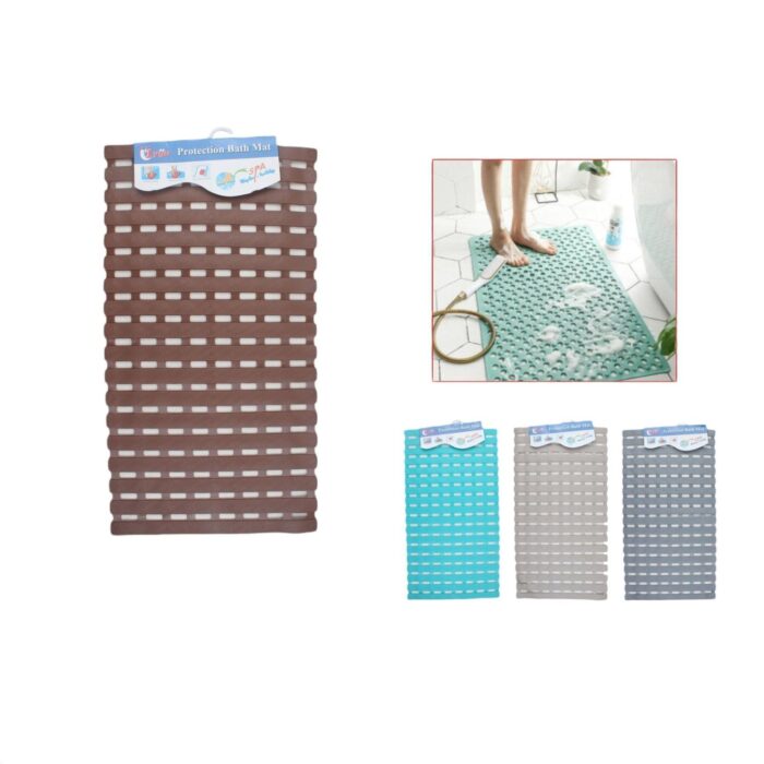 60362689 Alfombra De Baño De Color Liso Con Listones 7070 - Imagen 1