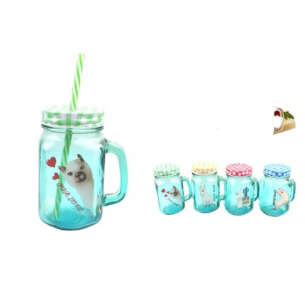 Mitad spray verde, mitad alpaca nº8 tapa rejilla verde + pajita 10,5 (7,7)*13,4 cm/500 ml