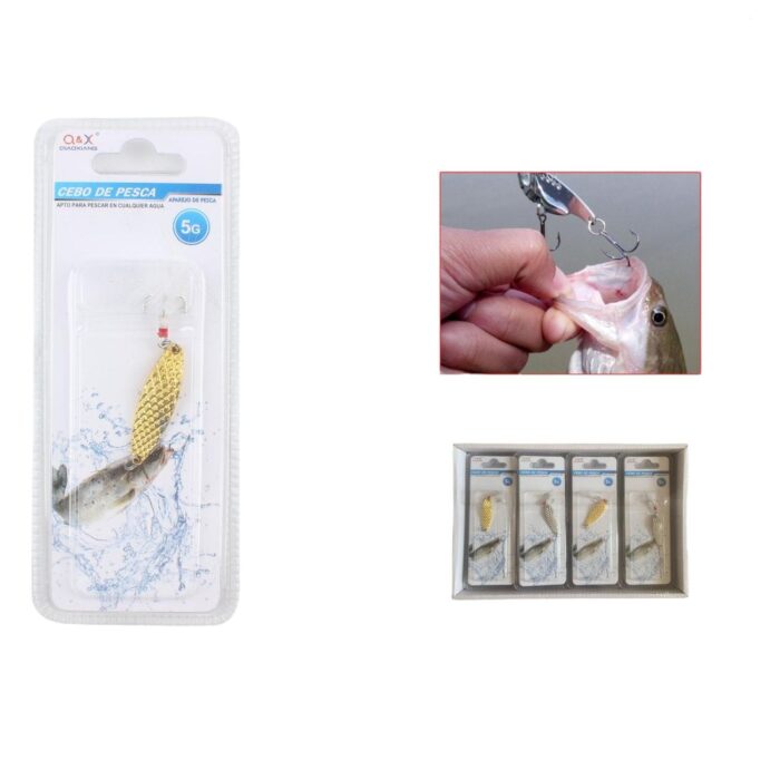 60361925 (Cebo Falso) Lentejuelas De Se?uelo Con Chip De Pi?a De Aleaci¨®n De Zinc 5G (Mezcla De Oro Y Plata) - Imagen 1