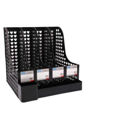 Dg-5514 Revistero Cuádruple En Forma De Corazón Con Caja