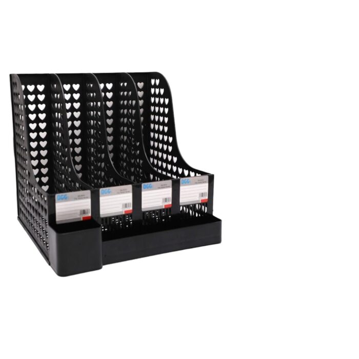 Dg-5514 Revistero Cuádruple En Forma De Corazón Con Caja - Imagen 1