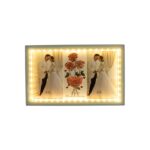 Marco de fotos horizontal Matrimonio 17.5x28.5cm (luz LED USB) - Imagen 5