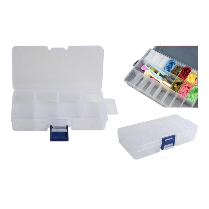 D004 Hebilla Azul Cuadrada De 8 Rejillas 13,4*6,5*2,7 Cm - Imagen 1