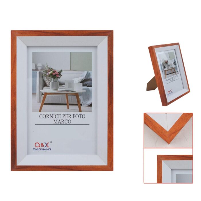 Marco De Foto Rojomadera 9-18*24Cm - Imagen 1