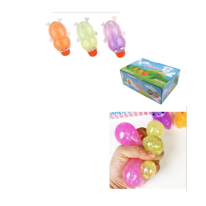 Cartulina con polvo dorado de goma, Pato tumbado - Imagen 1