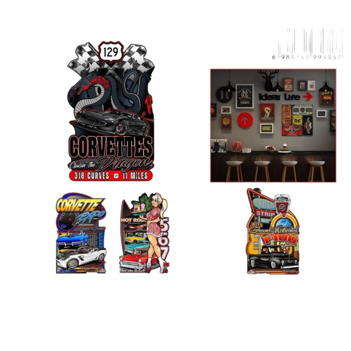 Carteles Decorativos Metalicos - Imagen 1