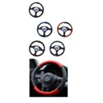 Funda de volante multicolor con efecto holográfico