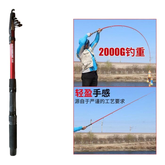 Pértiga De Mar Pequeña De Fibra De Vidrio Ordinaria De 1,8 Metros - Imagen 1