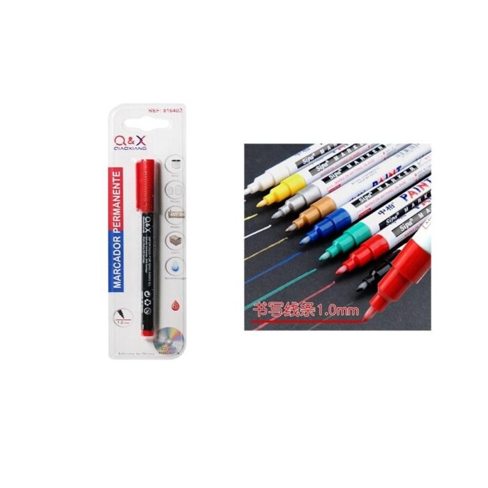 Marcador Permanente Rojo 1,0Mm - Imagen 1