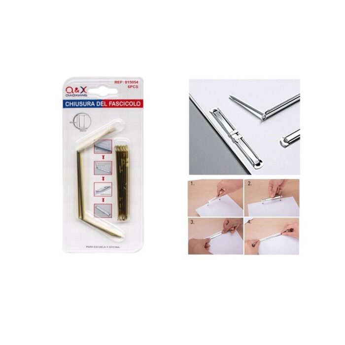 62334333 2630-2 Clip De Sujeci¨®n De Succi¨®n Total 6 Piezas Dorado - Imagen 1