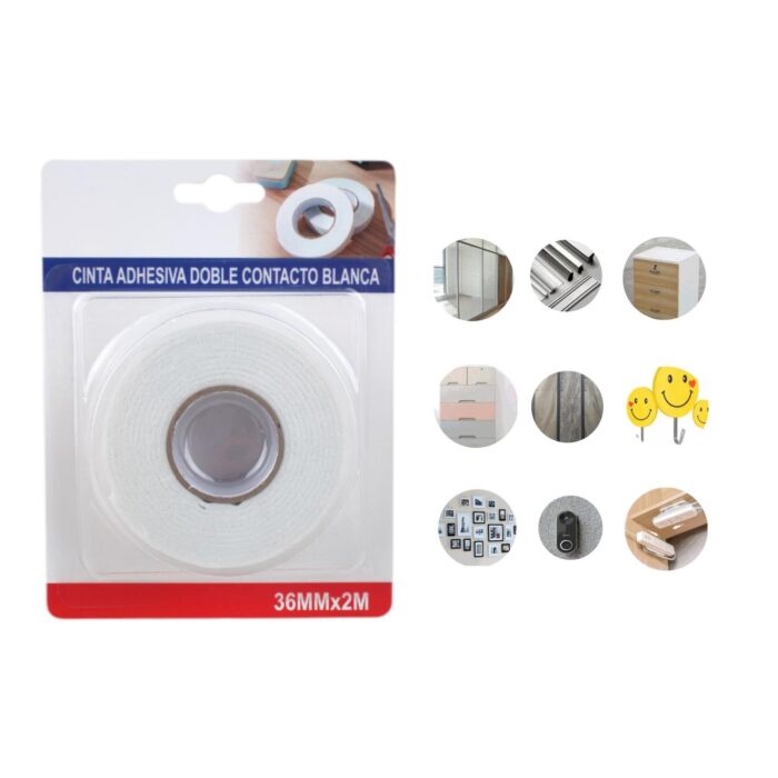 62343508 Cinta de espuma 3.6cm x 2m (grosor 2mm) - Imagen 2