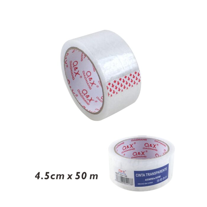 62704512 Cinta adhesiva blanca de 4.5 cm x 50 m para uso doméstico y de oficina - Imagen 2