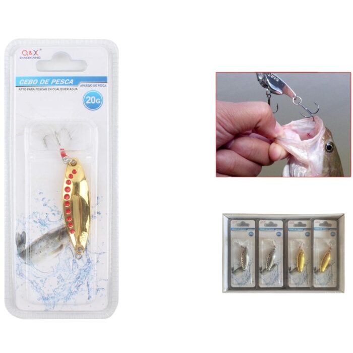 62353311 (Cebo Falso) Lentejuelas De Se?uelo De Sanguijuela De Aleaci¨®n De Zinc 20G (Mezcla De Oro Y Plata) - Imagen 1