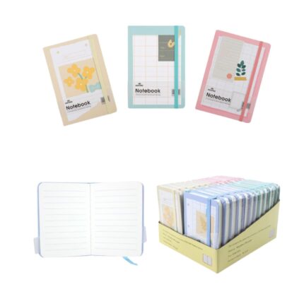BG13366A7-1-4 - Cuaderno de tapa dura 10.5 x 7.5 cm