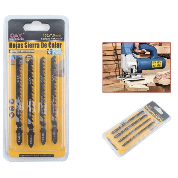 62355049 Hojas De Sierra De Calar 4 Psc 100X7,5Mm T244D - Imagen 1
