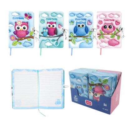 Libreta de Wuho con Candados B6 (12.5x17.6)cm