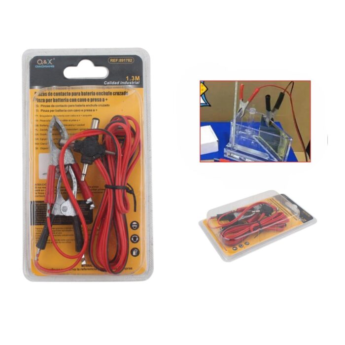 62341525 Pinzas De Batería Con Terminal Tipo Cruz - Imagen 1