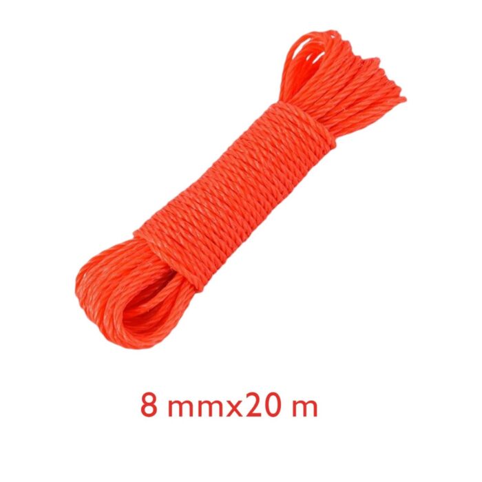 62340701 Cuerda de colgar ropa PE 8MM*20M con gancho azul modelo 87214 - Imagen 4