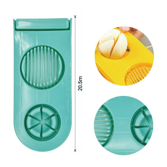 62703991 Cortador de huevo de plástico con doble cabezal - Imagen 3