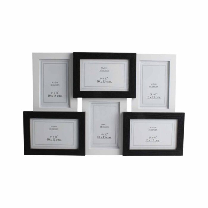 Conjunto de 6 Marcos de Foto Blanco Modelo 66 (13x18 cm) - Imagen 2