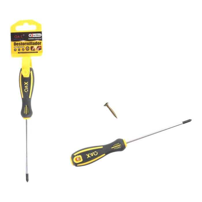 Nuevo Destornillador Mango Cuadrado (Cruz 4*100) Imantado - Imagen 1