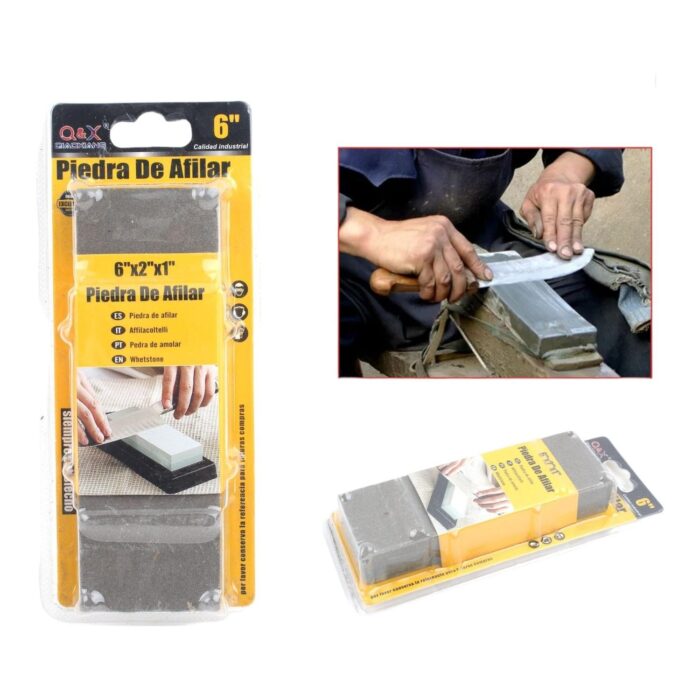 Piedra De Afilar Cuadrada De 6 Pulgadas De Calidad Regular. - Imagen 1