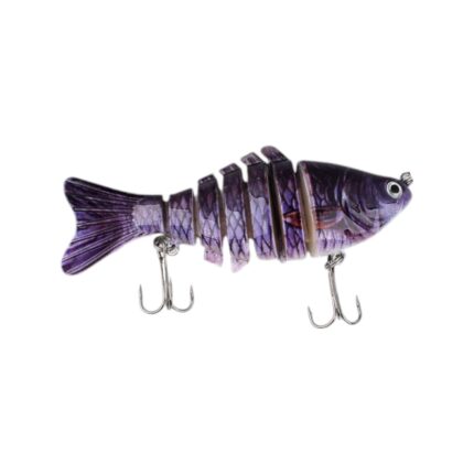 Juguete artificial - Pez plástico de múltiples piezas, carpa sin boca 9.5 cm