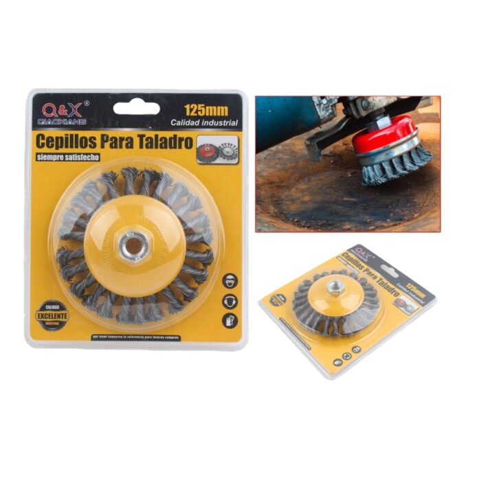 1 Cepillo De Disco De Alambre De 125 Mm. - Imagen 1