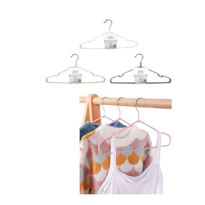 Perchas Con Recubrimiento Plástico Para Tirantes 40G/5 Pcs 40.5X20 - Imagen 1