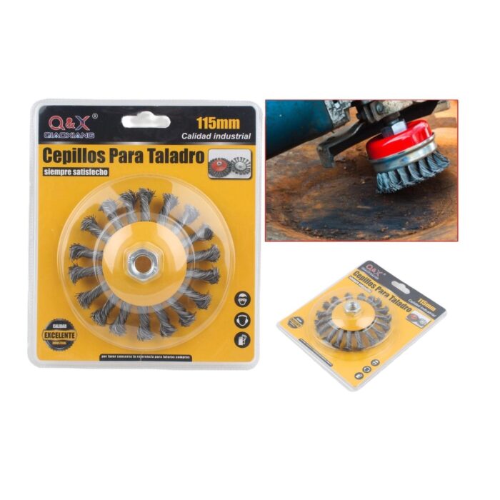 1 Cepillo De Disco De Alambre De 115 Mm. - Imagen 1