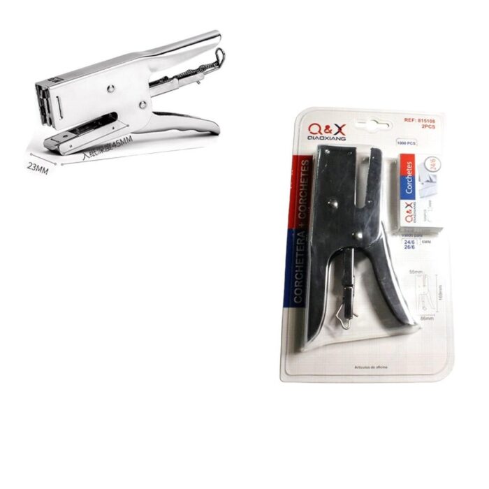 62353565 2848 Alicates De Mano Grandes De Succi¨®n Total Grapadora Galvanizada + Aguja 24/6 - Imagen 1