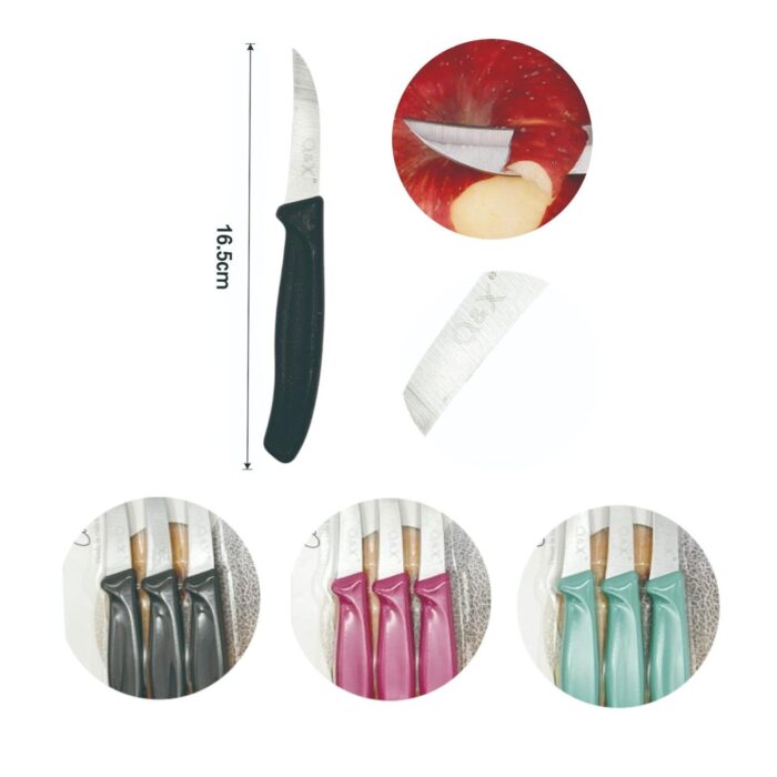 3PCS Cuchillo pequeno curvado - Imagen 3