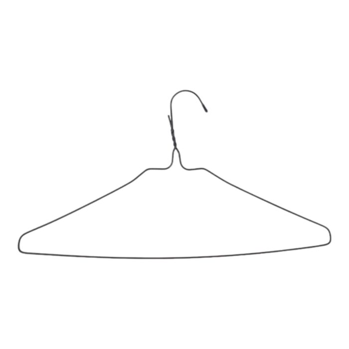 62703238 Perchas de plástico 10 pcs 40x21 - Imagen 1