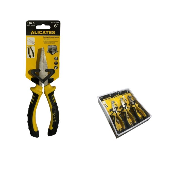 62353727 Alicates De Punta Plana Niquelados De 6 Pulgadas - Imagen 1